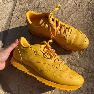 Limited Edition Classic Yellow Reeboks